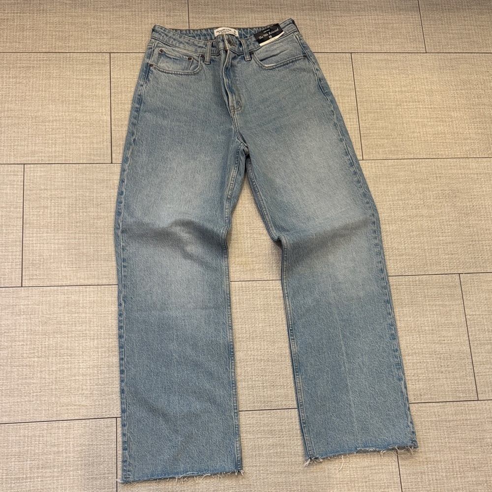 Abercrombie & Fitch Light Blue High Rise Jeans